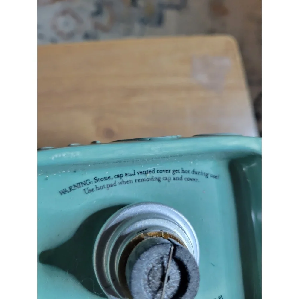Vintage Greenleaf Home Aroma Decor Ceramic Fragrance Diffuser‎ in Sage Green